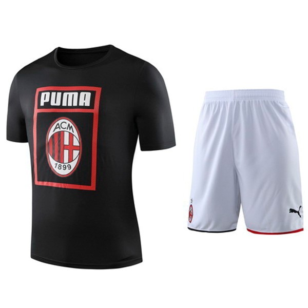 Entrainement Ensemble Complet AC Milan 2019-20 Noir Blanc